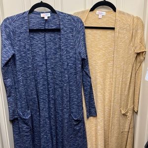 Lot or Lularoe Sarah Cardigans. Size Small. EUC. Stretchy material!
